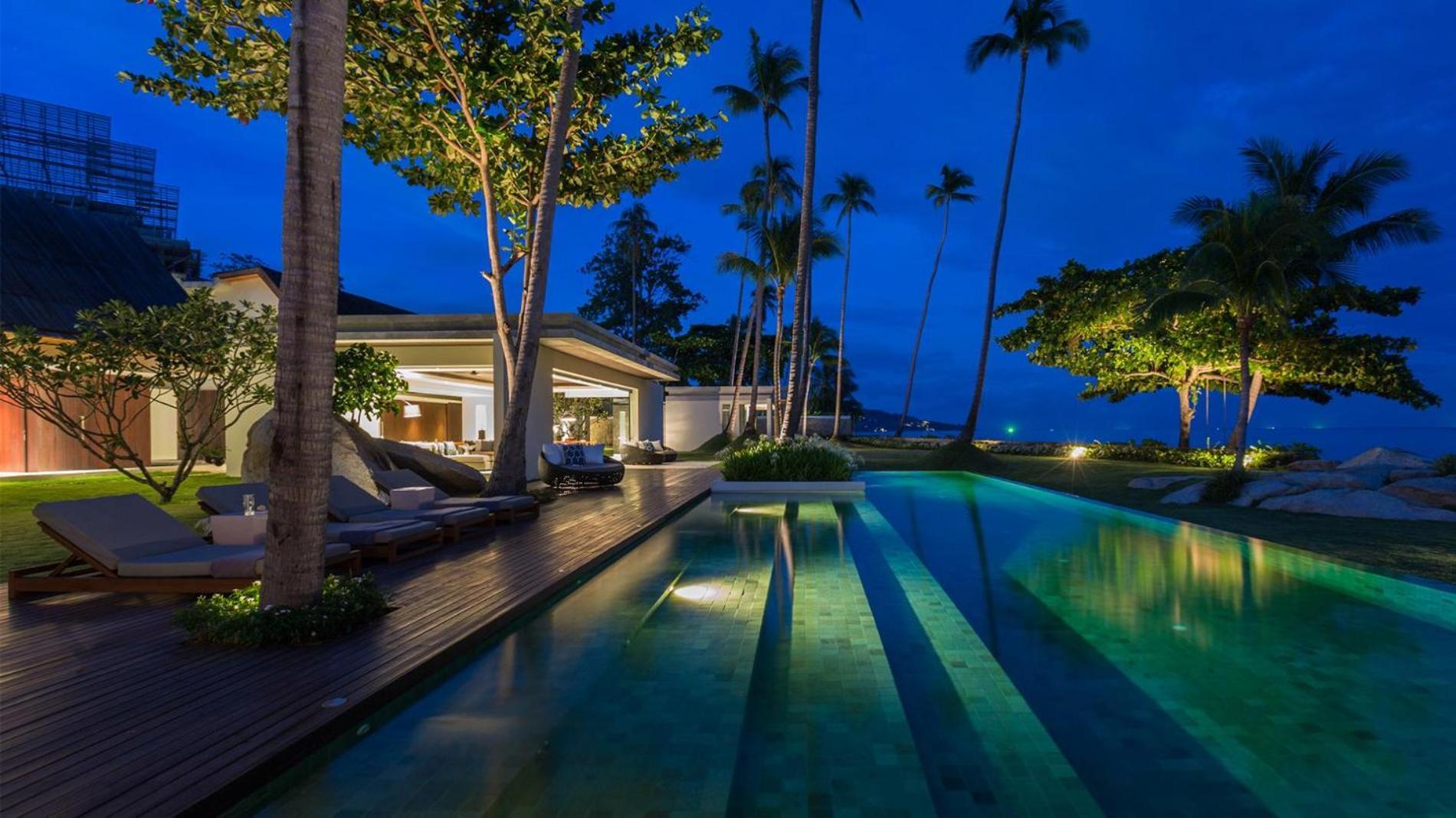 Fashionable Villa Malabar Beachfront 5 Bedrooms Plus 2 Kid'S Bedrooms Laem Sor Exterior foto